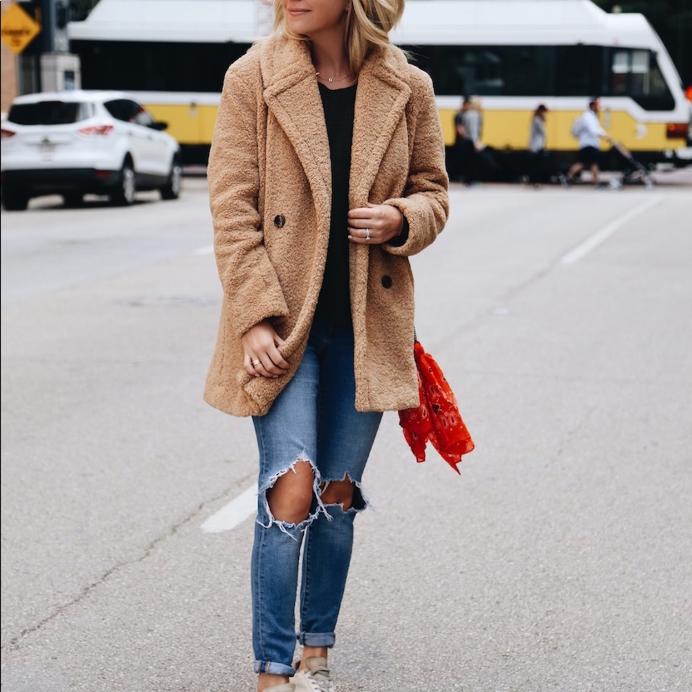 Kensie Faux Fur Teddy Coat - Size S
